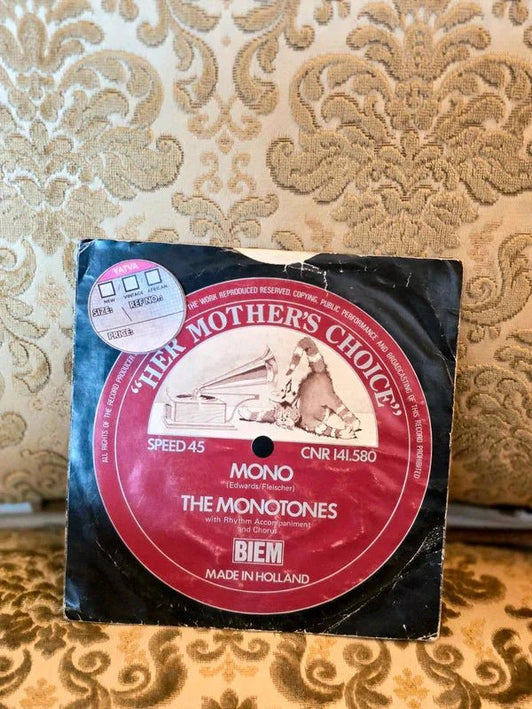 The Monotones – Mono Vinyl Record - Yatva