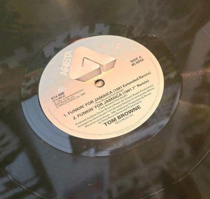 Tom Browne – Funkin' For Jamaica (1991 Remix) Vinyl Record - Yatva