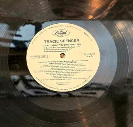 Tracie Spencer – It's All About You (Not About Me) Vinyl Record - Yatva