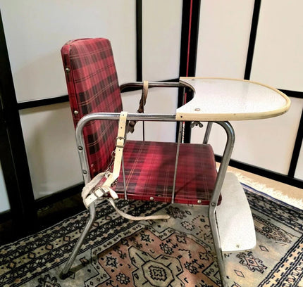 Unique Vintage 1950s Children's Chair with Table - Yatva