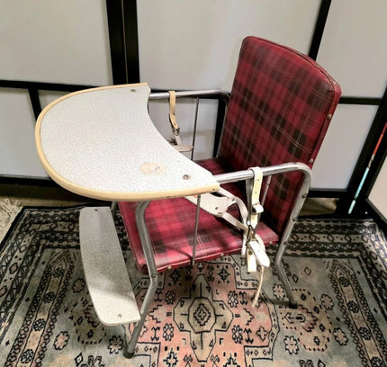 Unique Vintage 1950s Children's Chair with Table - Yatva