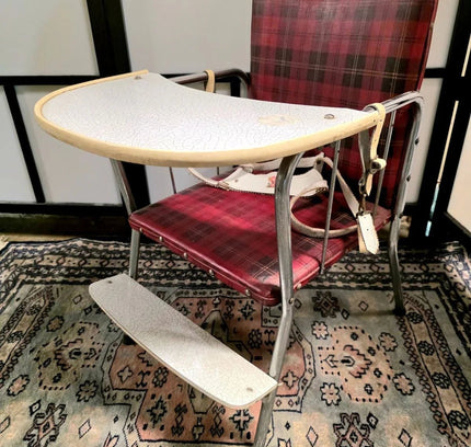 Unique Vintage 1950s Children's Chair with Table - Yatva
