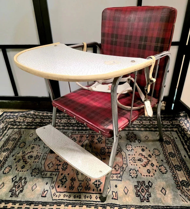 Unique Vintage 1950s Children's Chair with Table - Yatva