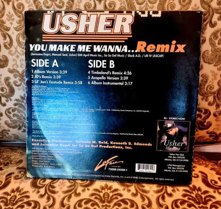 Usher – You Make Me Wanna (Remix) Vinyl - Yatva