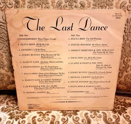 Various – The Last Dance Vinyl Record - Yatva