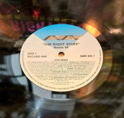 Various – The Right Stuff Remix 89 Vinyl Record - Yatva