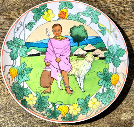 Villeroy & Boch Unicef wall plate "Our Children" No 9 - Yatva