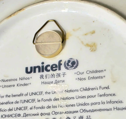 Villeroy & Boch Unicef wall plate "Our Children" No 9 - Yatva