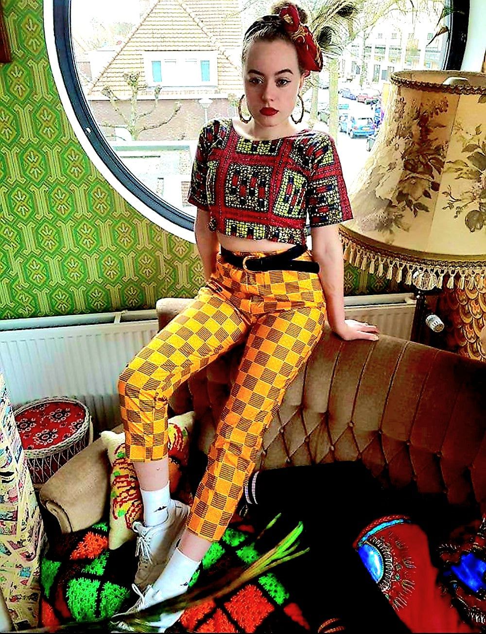 Brand New Vilsco Ankara Crop Top