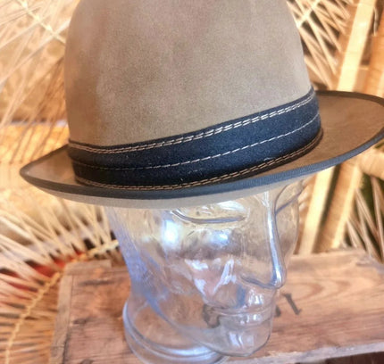 Vintage 1863 A.Breiter Huckel 1940´s Fedora Trilby Hat - Yatva