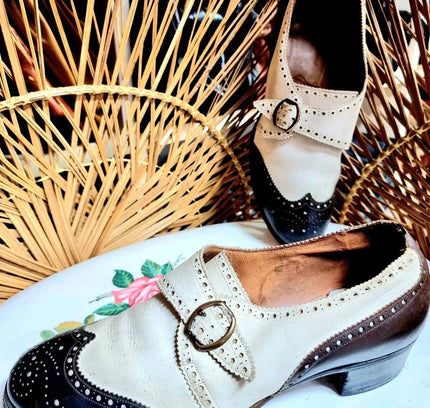Vintage 1920's Brogue Shoes - Yatva