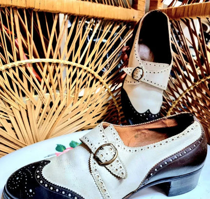 Vintage 1920's Brogue Shoes - Yatva