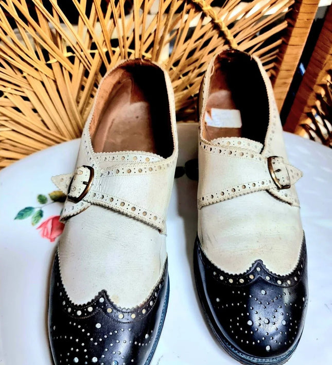 Vintage 1920's Brogue Shoes - Yatva