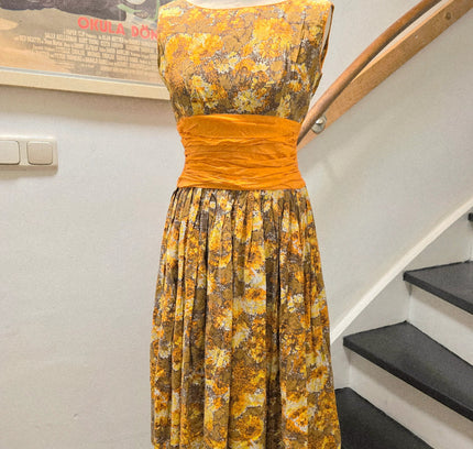 Vintage 1950s Floral Dress - Yatva