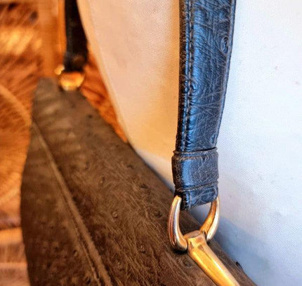 Vintage 1950's Ostrich Leather Hand Bag - Yatva