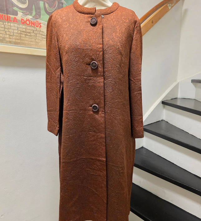Vintage 1950's Paisley Dress Coat - Yatva