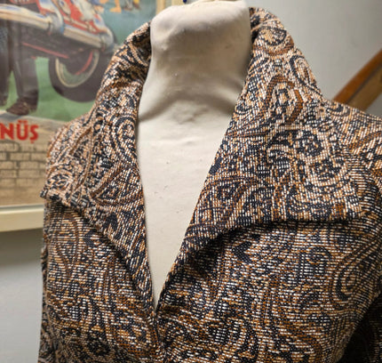 Vintage 1950's Paisley Dress Coat - Yatva