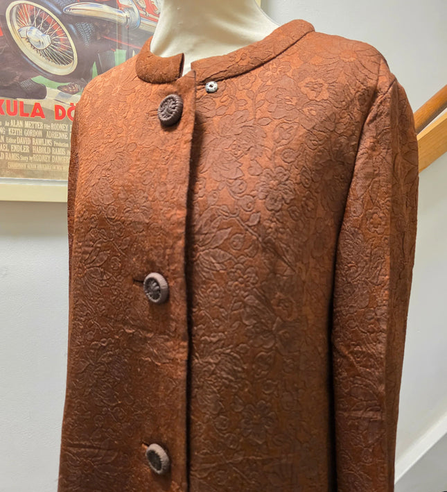 Vintage 1950's Paisley Dress Coat - Yatva