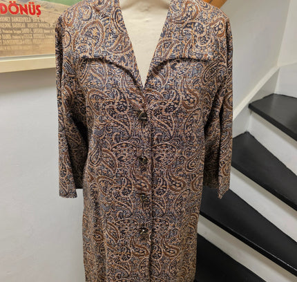 Vintage 1950's Paisley Dress Coat - Yatva
