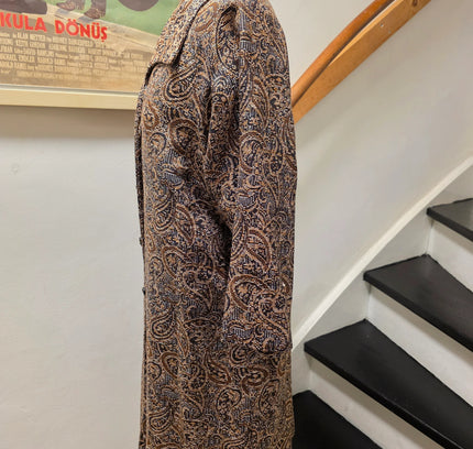 Vintage 1950's Paisley Dress Coat - Yatva
