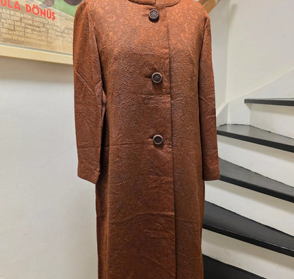 Vintage 1950's Paisley Dress Coat - Yatva