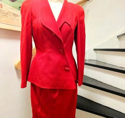 Vintage 1950's Thierry Mugler Skirt Suit - Yatva