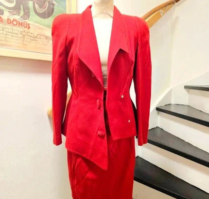 Vintage 1950's Thierry Mugler Skirt Suit - Yatva