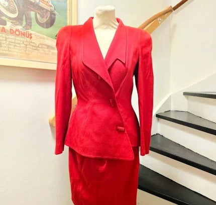 Vintage 1950's Thierry Mugler Skirt Suit - Yatva