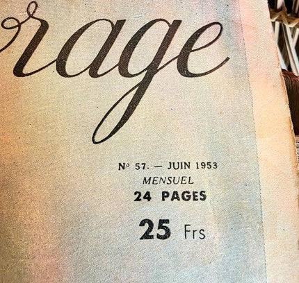 Vintage 1953 Mon Ouvrage Magazine - Yatva