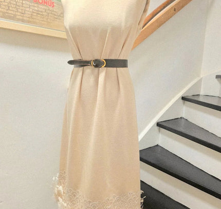 Vintage 1960's / 1970's Aima feathered Dress - Yatva
