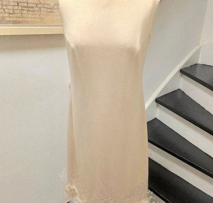 Vintage 1960's / 1970's Aima feathered Dress - Yatva