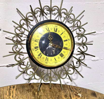 Vintage 1960s / 1970s Wall Clock - Yatva