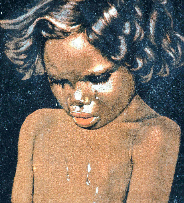 Vintage 1960s Painting Aboriginal Child Painting. Artist Martinus - Yatva