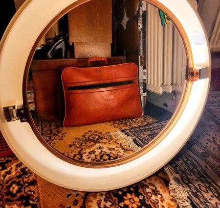 Vintage 1970 Mid - century mirror by Allibert - Yatva