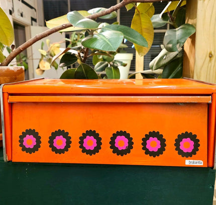 Vintage 1970s Brabantia "Patrice" Bread Bin - Yatva