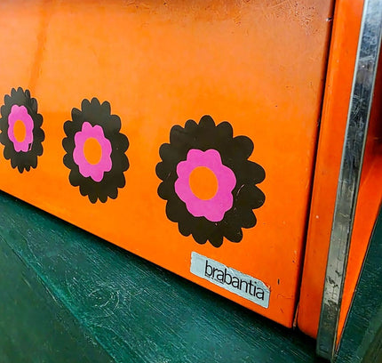 Vintage 1970s Brabantia "Patrice" Bread Bin - Yatva