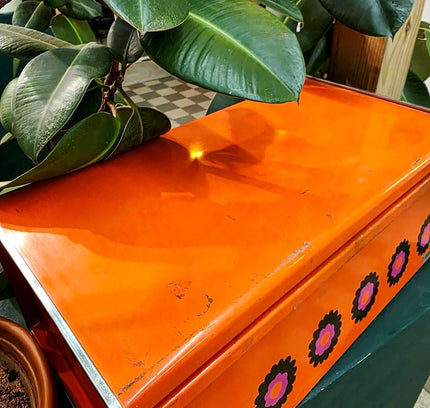 Vintage 1970s Brabantia "Patrice" Bread Bin - Yatva