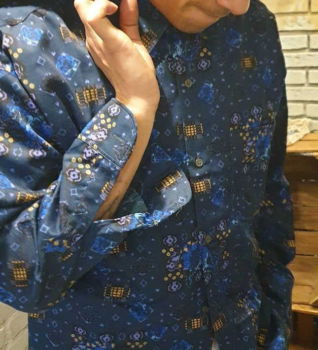 Vintage 1970s Floral Kilic Shirt - Yatva