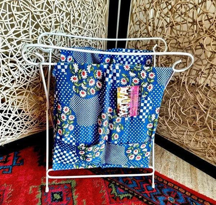 Vintage 1970s Foldable Laundry Basket - Yatva
