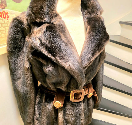 Vintage 1970's Fur Bijou By Heinz Oestergaard Coat - Yatva