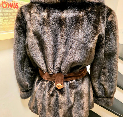 Vintage 1970's Fur Bijou By Heinz Oestergaard Coat - Yatva