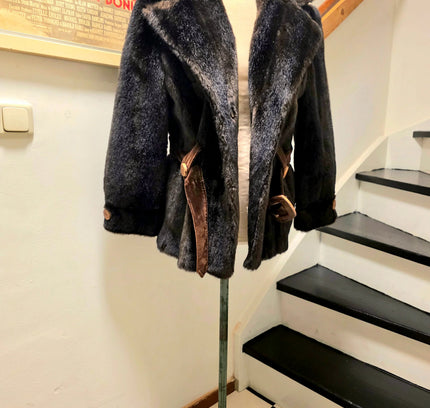 Vintage 1970's Fur Bijou By Heinz Oestergaard Coat - Yatva