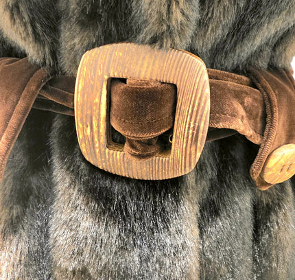 Vintage 1970's Fur Bijou By Heinz Oestergaard Coat - Yatva