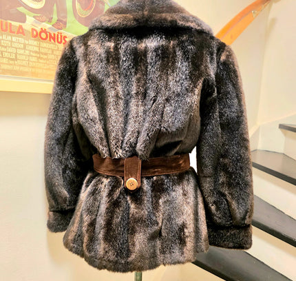 Vintage 1970's Fur Bijou By Heinz Oestergaard Coat - Yatva