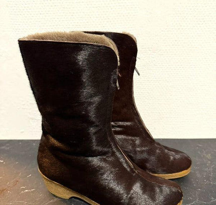 Vintage 1970s Nordic Heeled Snow Boots - Yatva