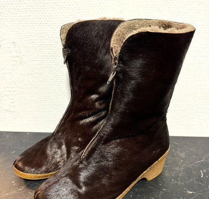 Vintage 1970s Nordic Heeled Snow Boots - Yatva
