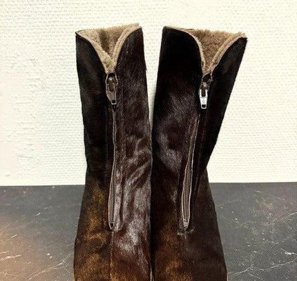 Vintage 1970s Nordic Heeled Snow Boots - Yatva
