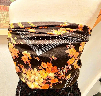 Vintage 1970's P. Florauce Scarf - Yatva
