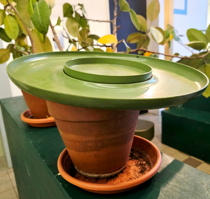 Vintage 1970s Rubbermaid Avocado Green Lazy Susan Base - Yatva