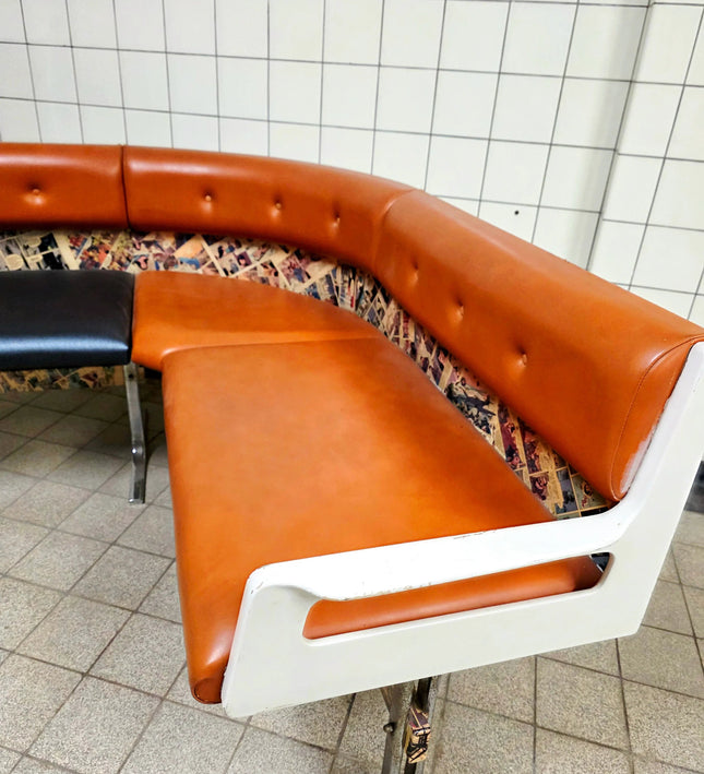 Vintage 1970s Space Age Corner Sofa / Kitchen Bench - EKA Wohnmöbel - Yatva